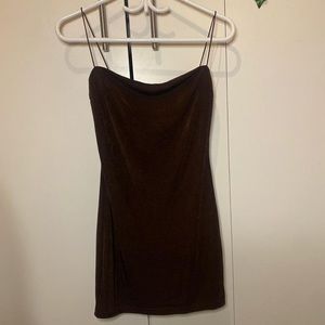 brown mini dress🎀